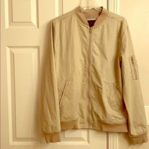 Men’s Aeropostale Medium khaki bomber jacket CLEAN